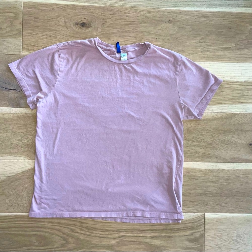 H&M Men’s Crew Neck T-Shirt Dusty Rose